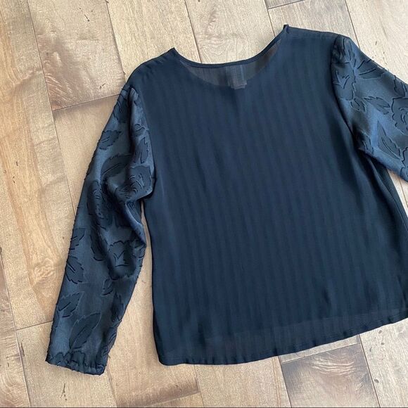 Vintage Staley Gretzinger Silk Blend Top Blouse 1 - Picture 3 of 8